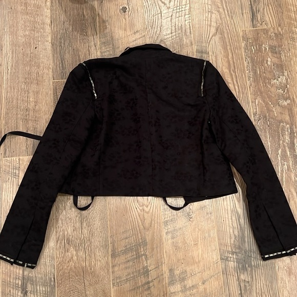 NWT Zara Woman’s Black Blazer Size Extra Small - Picture 4 of 9